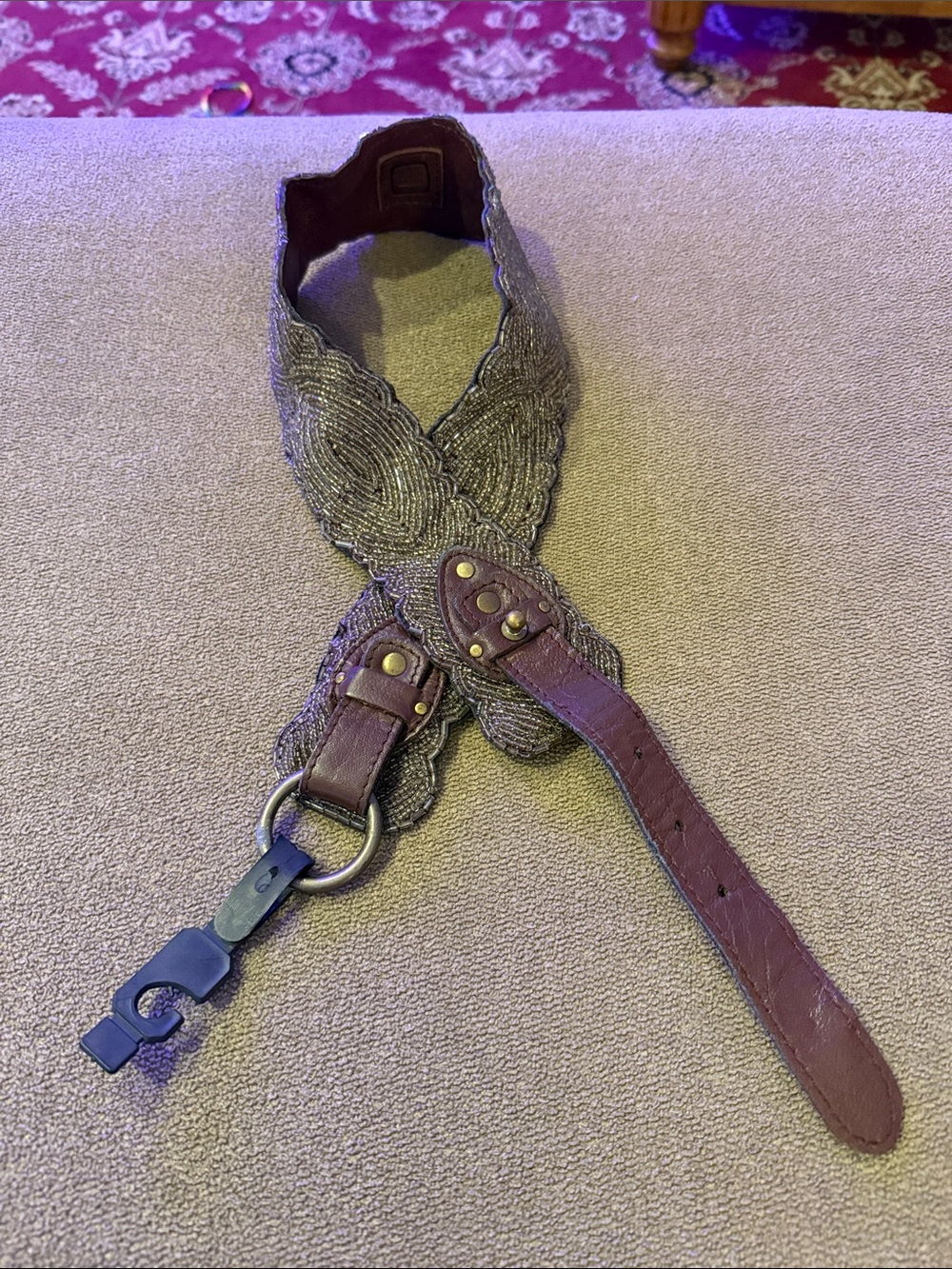 Anthropologie Jasper & Jeera Beaded Belt Size Small India (TD)